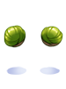 [Costume] Hair Buns - Green