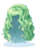 [Costume] Wave Perm Hair - Green