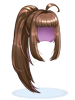 [Costume] Ponytail Hair - Black