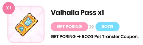 Valhalla Pass in der Get-Poring-Web-App