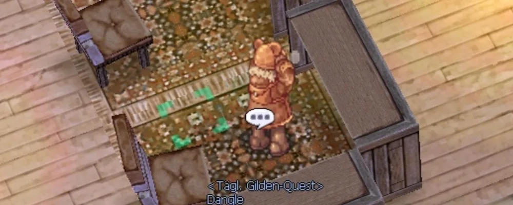 NPC Dangle, Startpunkt der täglichen Gilden-Quests in Prontera Inn